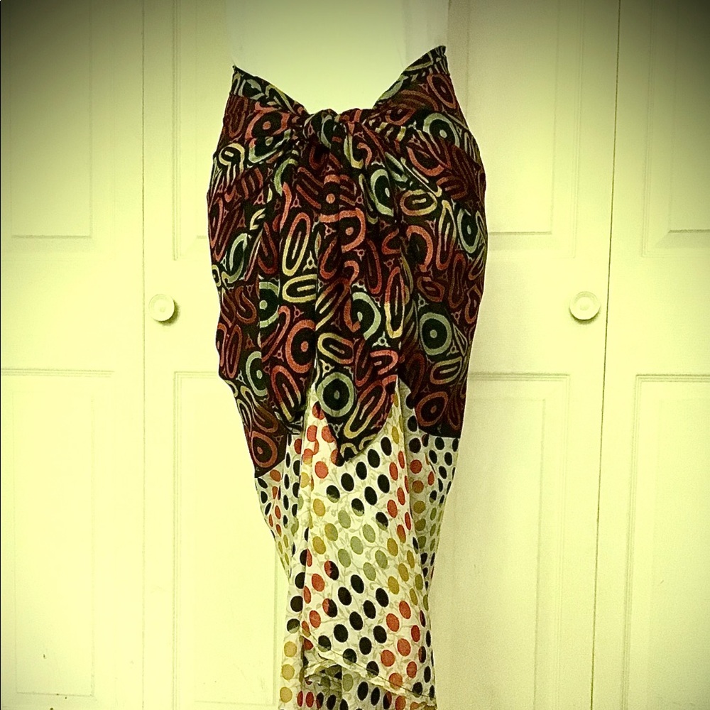 NWOT Handmade Sarong made from Vintage Sari Fabric